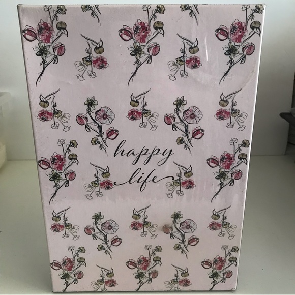 Recollections - Photo Box Floral Motif "Happy Life" - NEW/SEALED - Picture 1 of 13